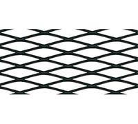 RACING GRILL ROMBO MEDIO 6X12MM 100X33CM NERO ANODIZZATO ALLUMINIO GRIGLIA