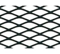 PILOT - Racing Grill - Rombo medio 6x12 mm - 120x20 cm - Nero anodizzato