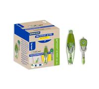 PILOT - 10 pezzi Whiteline RT + 10 ricariche - correttori a nastro ricaricabili e retrattili - Realizzato in plastica riciclata - Ideale per ufficio e scuola - Correzione immediata