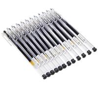 Pilot 101201 G105 Gel Ink Rollerball Pen with 0.5 mm Tip - Black (Pack of 12) Tr