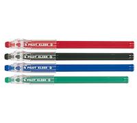 Pilot 10129 Kleer - Penna a sfera cancellabile, 0,7 mm, colori assortiti