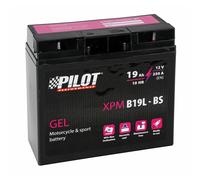 PILOT 12v 19 Ah G12-19 Per MOTO Bmw BATTERY MOTORRAD B19L-BS
