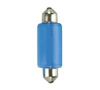 LE0W 12V Lampada Siluro Blu-Xe - 15X41 Mm - 18W - Sv8 5-8 - 2 Pz - D/Blister