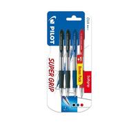 Pilot 134919.05 Blister 3 Più 1 Sfera Pilot, Supergrip Assortiti