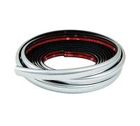 PROFILO ADESIVO ANGOLARE CROMATO PER AUTO TUNIG PLASTICA E METALLI 5MT X 15MM