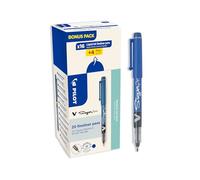 PILOT - 20 V-Sign Pen - Pennarello da Scrittura - Blu | Inchiostro Liquido - Tratto Fluido e Preciso - Asciugatura Immediata - Blu - Punta Media