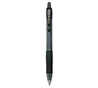Pilot 31256 Gel Pens Retractable Refillbl. Bold Point CL Barrel/BK Ink