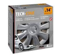 Stratos RC Silver - Set 4 copricerchi - Ø 14"