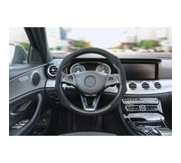 COPRIVOLANTE AUTO UNIVERSALE SPORTIVO IN MICROFIBRA NERO COPRI STERZO VOLANTE