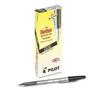 Pilot 35011 Penna a sfera Better Stick inchiostro nero .7mm Dozen