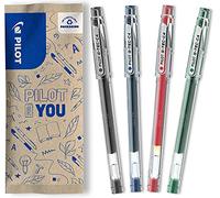 PILOT - 4 G-Tec C4 - Penna Roller Gel - Punta Ultrafine | Ideale per Lavori di Alta Precisione - Nero, Blu, Rosso, Verde - Tratto Ultrafine (0,2mm) - Punta Fine (0,4mm)