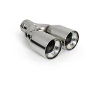 Terminale scarico universale tuning inox doppio TS-46 32-50mm