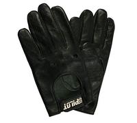 Guanti guida auto in pelle nera - Taglia M - Cuciti a mano