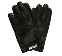 Guanti guida auto in pelle nera - Taglia XL - Cuciti a mano