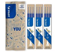 PILOT - 9 Ricariche FriXion Point - Cancellabile - Blu - Punta Fine | Compatibili FriXion Point e Point Clicker - Blu - Punta Fine Synergy (0,5mm)