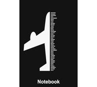 Pilot and Air Traffic controller Notebook: 6x9-inches, with college-ruled 110 pages, ideal for writing notes, planning, or listing