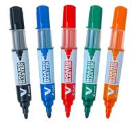 Pilot Begreen Recycled V Board Master Whiteboard Marker Bullet 6.0 mm Tip - Blac