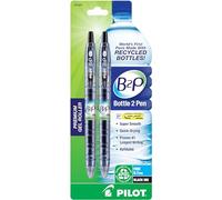 Pilot B2P 31605 - Penna a sfera gel ricaricabile e retrattile, a punta fine, inchiostro nero G2, confezione da 2