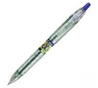 Penna a sfera retrattile Pilot B2P Ecoball BeGreen - Punta tonda da 1 mm - Corsa 0,27 mm - 86,64% di plastica riciclata - Ricar