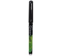 Pilot Begreen - Penna roller a inchiostro liquido Greenball 7, punta da 0,7 mm, confezione da 10, colore: Nero