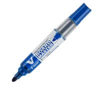 Pilot Begreen riciclato V Board Master-Pennarelli per lavagna bianca, punta a proiettile, 6,0 mm, confezione da 10 10 blu