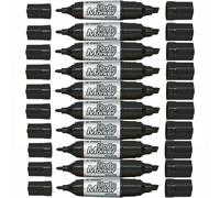 Pilot Begreen Twin Permanent Marker Jumbo, Black, Pack of 10