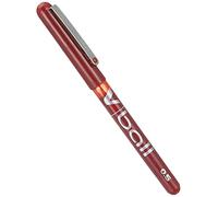 Penna roller Pilot V Ball - 196691 Penna roller color rosso con tratto 0,5 mm e punta da 0,5 mm dal fusto di color rosso in confezione da 1 Pz.