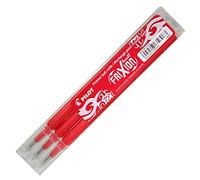 Pilot BLS-FR7-R-S3 Refill per Penna a Sfera Frixion Ball Pilot, 0.7 mm, Confezione da 3, Rosso
