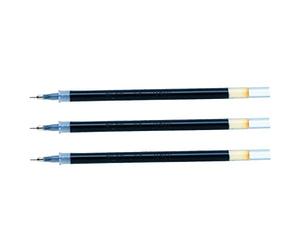 PILOT BLS-GC4 - Set di 3 ricariche per penna gel G-Tech C4, punta ultra sottile, colore: Blu