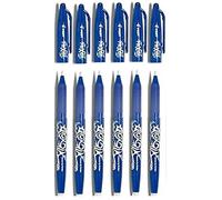 Pilot Blue Frixion BL-FR7 - Penna a sfera cancellabile, punta 0,7 mm, tratto 0,35 mm, confezione da 6