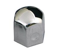 Copribulloni in acciaio cromato viti FIAT 500 F L R esagono da 19mm CHROMED CAPS