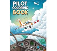 Pilot Coloring Book: Airplane & Aviation Art - 25 Procreate Pages: Fly high with stunning airplane, pilot, and aviation-themed coloring pages - ... and adults who love flight and creativity