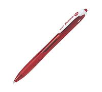 PILOT confezione da 10 pezzi - penna sfera scatto rexgrip begreen 1.6mm rosso pilot