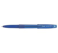 PILOT confezione da 12 pezzi - penna sfera supergrip g con cappuccio blu punta fine 0.7mm pilot