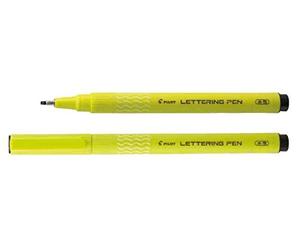 Pilot - Confezione di 3 pennarelli calligrafia Lettering Pen PTE Media Nero