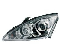 L26 Coppia Fanali Anteriori Angel-Eyes per Ford Focus (10/00-12/04) - Cromo