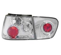 Coppia fanali posteriori - compatibile per Seat Ibiza (8/99-2/02) - Cromo