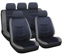 Pilot - Set fodere coprisedili auto Drift - Universali imbottiti - Nero/Grigio