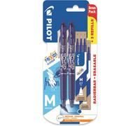 Pilot Frixion a Scatto - Blu Gel Inchiostro Medio 0.7mm Punta - Blister Di 2+6