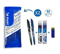 Pilot FriXion Ball - Penna roller cancellabile con mine di ricambio e gomma 1 bl