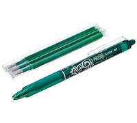 Pilot, FriXion Ball, penne a sfera con inchiostro termosensibile, punta media, confezione da 3 pezzi green