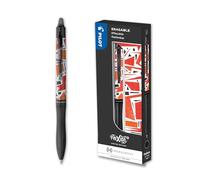PILOT - FriXion Ball Plus Heralbony - Confezione Regalo - Penna Cancellabile - Edizione Limitata Artistica - Design Francia - Retrattile e Ricaricabile - Inchiostro Nero - Punta Media