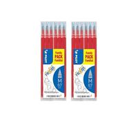 Pilot “FriXion Ball” - Ricariche per penne a sfera, mina da 0,7, 4 set da 3 pezzi, colore rosso