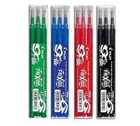 Pilot FriXion Ball Roller 0.7 Riempire la penna (set di 12, colori standard) 3 pezzi blu, nero, rosso e verde