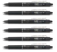 Pilot Frixion Clicker Penna a sfera a punta fine, punta retrattile, spessore tratto: 0,7 mm (medium)