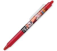 Pilot FriXion FR7 Ball Clicker - Penna a sfera cancellabile a calore/attrito - Naruto Shippuden Limited Edition - Punta media da 0,7 mm - Confezione da 1 penna - Rosso