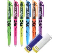 Pilot FriXion Light Evidenziatore, Neon + Gomma