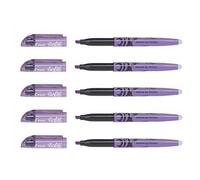 PILOT Frixion Light - Evidenziatori cancellabili con punta smussata, 3,8 mm, colore: viola