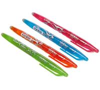 Pilot Frixion - Penna a sfera cancellabile, 4 pezzi, colori assortiti, 1 confezione da 4 pezzi