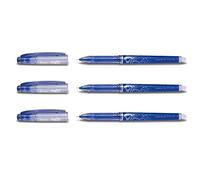 Pilot Frixion Point - Penna a sfera, 0,3 mm, blu, mina sostituibile, 3 pezzi
